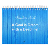 2025 Napoléon Hill, Un objectif est un calendrier  (Protection)