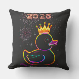 2025 Neon Duck Vuurwerkviering Kussen