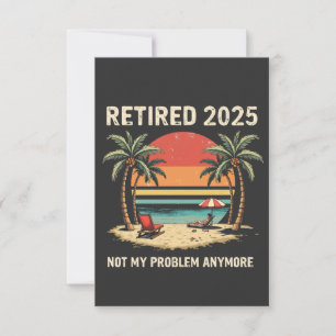 2025 niet meer mijn probleem bedankkaart