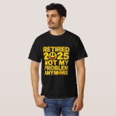 2025 niet meer mijn probleem t-shirt (Voorkant volledig)