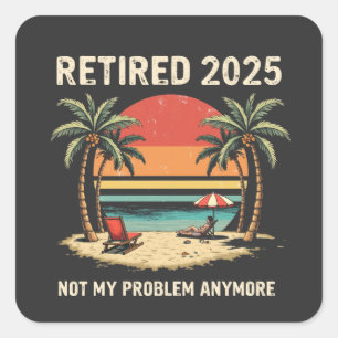2025 niet meer mijn probleem vierkante sticker