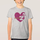 2025 Nieuwjaar Love Twenty 25 Tri-Blend Shirt (Voorkant)