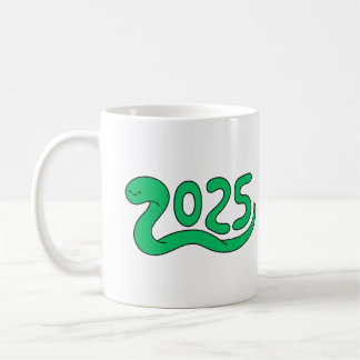 2025 Nieuwjaar Slang Thema Celebration Design Koffiemok