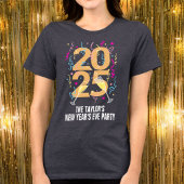 2025 Nieuwjaarsviering Champagne Gold Tri-Blend Shirt