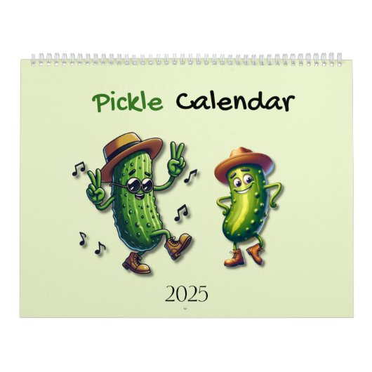 2025 Pickle Karakter Thema Kalender (Hoes)
