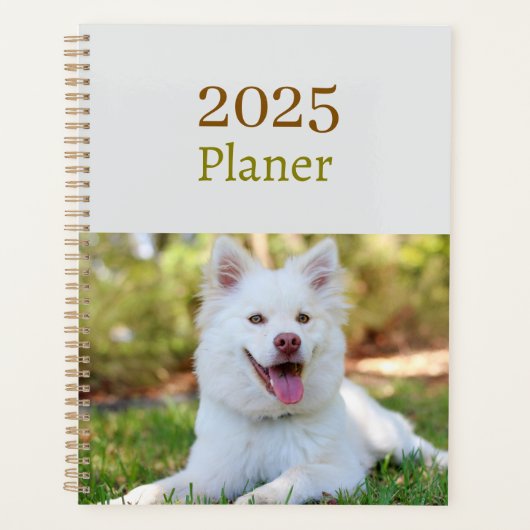 2025 Planer Hunde Design Planner (Voorkant)