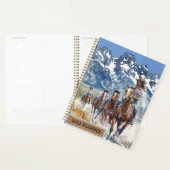 2025 Planificateur avec un thème western cowgirl. (Devant avec enveloppe)