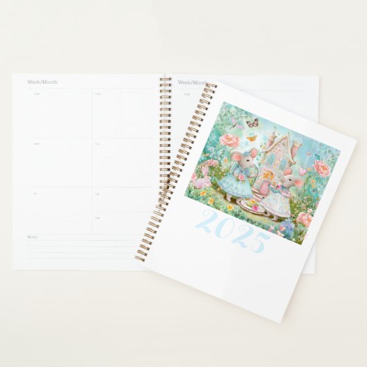 2025 Planner beautiful mouses (Devant avec enveloppe)