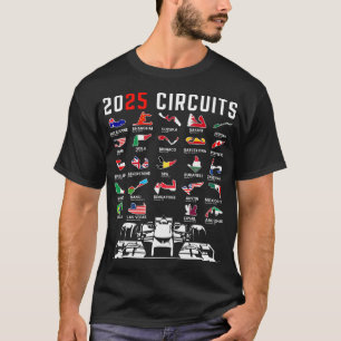 2025 Races Formule Racing Car 2025 Formule Racing T-shirt