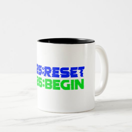 2025:RESET/2026:BEGIN Mug (Devant droit)