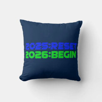 2025:RESET/2026:BEGIN Pillow Kussen