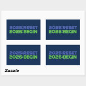 2025:RESET/2026:BEGIN Sticker (Vel)