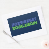 2025:RESET/2026:BEGIN Sticker (Envelop)
