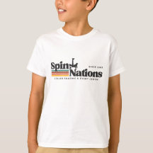 2025 Retro SpinNations Logo Kids T-Shirt