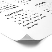 2025 Rode Kardinaal Poster Kalender (Hoek)