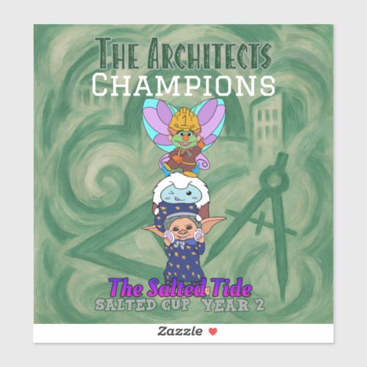 2025 Salted Cup Championship Sticker (Feuille)