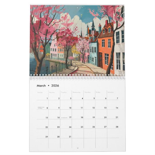 2025 Scandi Style Kalender (Mar 2026)