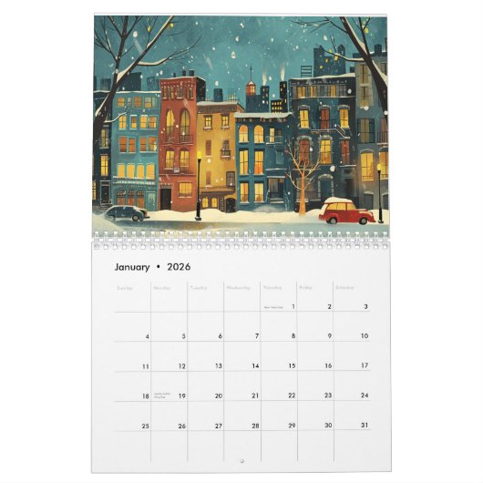 2025 Scandi Style Kalender (Jan 2026)