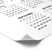 2025 Schattigee Chickadee Poster Kalender (Hoek)