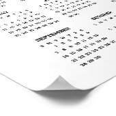 2025 Schattigee Nuthatch Poster Kalender (Hoek)