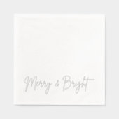 2025 Script moderne Joyeux et brillants Noël Noël (Recto)