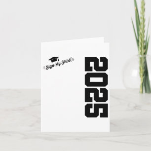 2025 Senior Afstuderen - Autograph Shirt - CL van Kaart