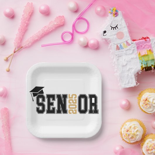 2025 Senior Afstuderen Papieren Bordje (Feest)