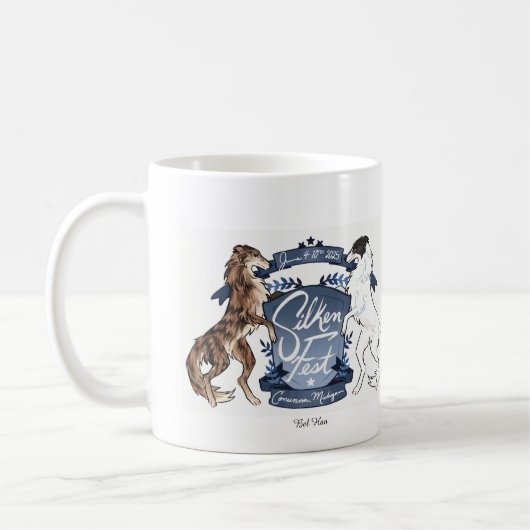 2025 Silkenfest logo mug (Gauche)