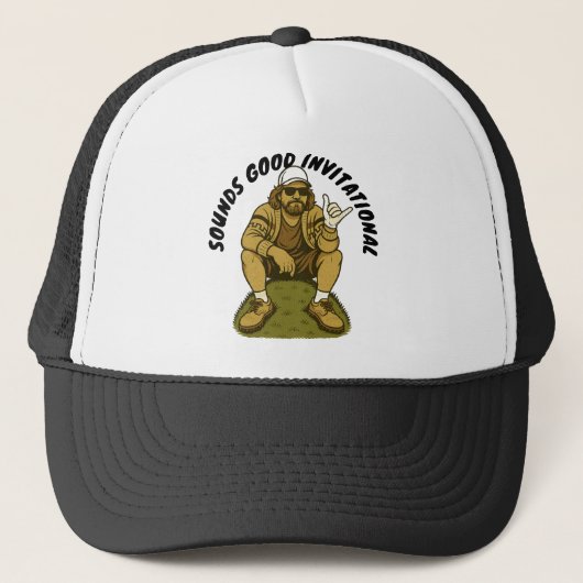 2025 Sounds Good Invitational Trucker Hat Trucker Pet (Voorkant)
