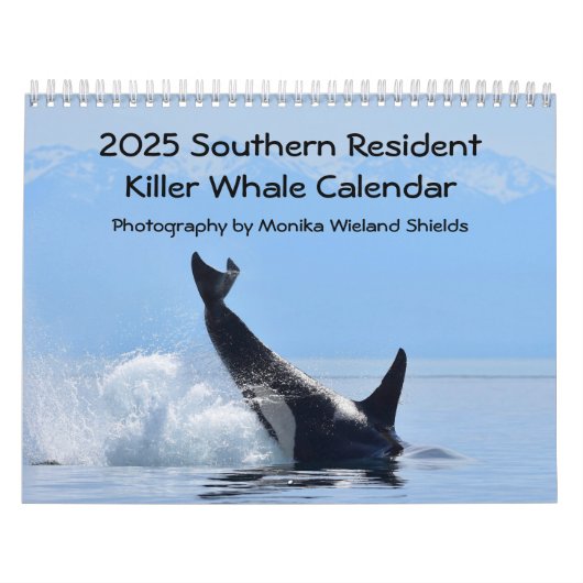 2025 Southern Resident Killer Whale Kalender (Hoes)