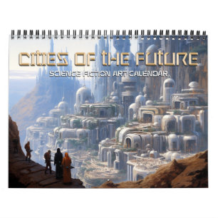 2025 Steden van de Toekomst 5 Science Fiction Kalender