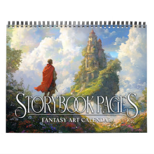 2025 Storybook Pages Fantasy Art Kalender