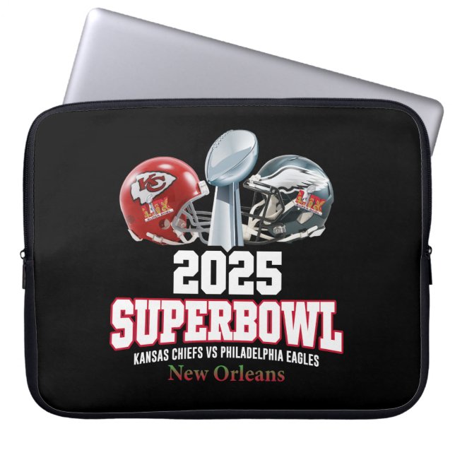 2025 Super Bowl Showdown Laptop Sleeve (Voorkant)
