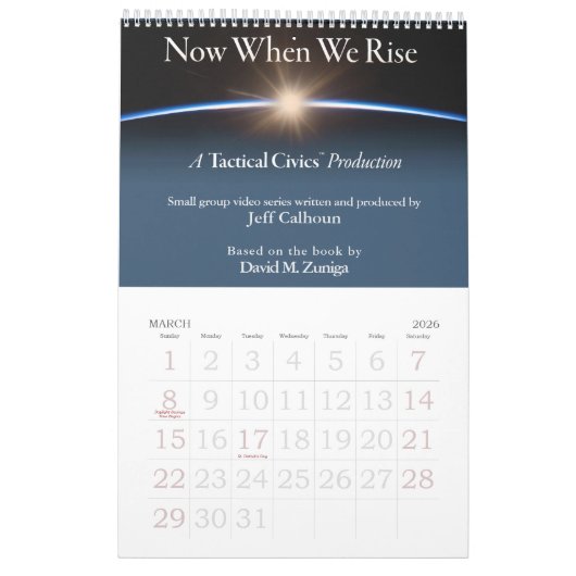 2025 Tactical Civics™ Kalender (Mar 2026)