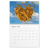 2025 Toutes les saisons Paysage et Calendrier Flor (Feb 2027)