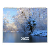 2025 Toutes les saisons Paysage et Calendrier Flor (Protection)