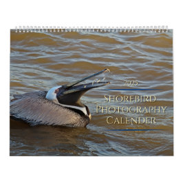 2025 Tropische kalender, Strandvogels in het parad Kalender