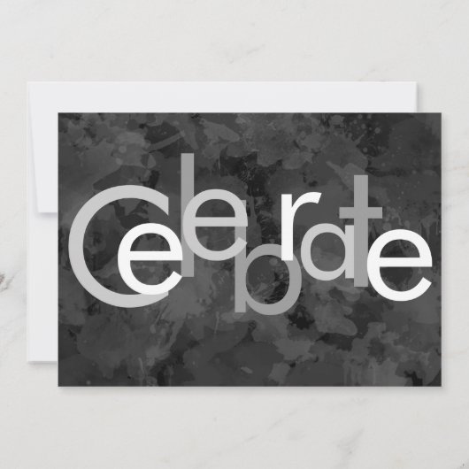 2025 Typografisch afstudeerfeest Kaart (Achterkant)