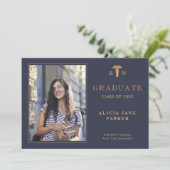 2025 Verpleegschool afstuderen foto Aankondiging (Staand voorkant)