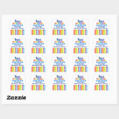 2025 Voorschoolse Afstuderen Custom School Party Vierkante Sticker (Vel)