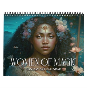 2025 Vrouwen van Magic 2 Fantasy Kunstkalender Kalender