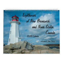 2025 Vuurtorens van Canada Kalender