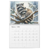 2025 Wasbeer Familie Fun Animals Kalender (Feb 2026)