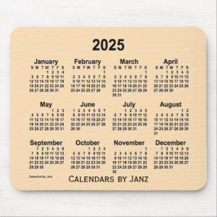2025 Wheat Calendar, opgesteld door Janz Muismat