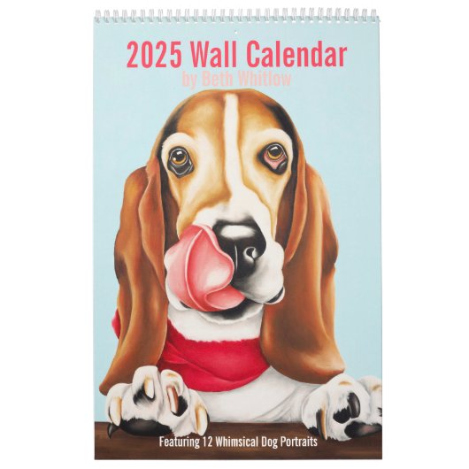 2025 Whimsical Dog Calendar - Groot Kalender (Hoes)