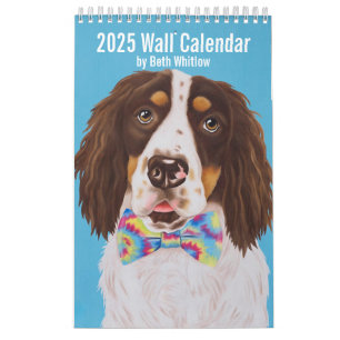 2025 Whimsical Dog Kalender - Klein