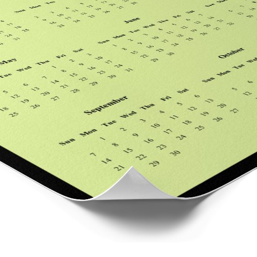 2025 White Tailed Deer Fawn Wandkalender Poster (Hoek)