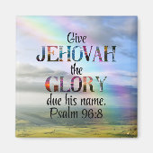 2025 Year Text Magnet for Jehovah's Witnesses (Devant)