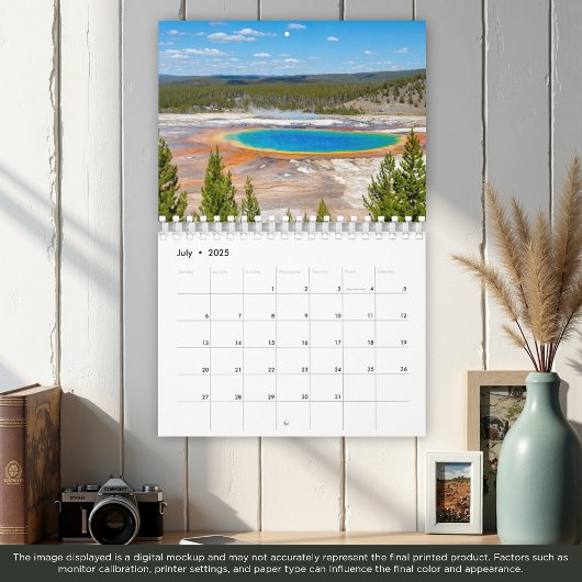 2025 Yellowstone National Park Kalender