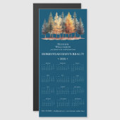 2025 Zakelijke Magnetische Kalender - Bos (Voorkant / Achterkant)